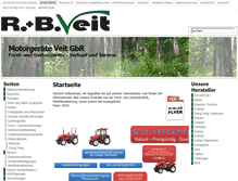 Tablet Screenshot of motorgeraete-veit.de
